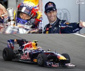 Puzzle Mark Webber - Red Bull - 2012 κορεατικά Grand Prix, β΄ κατατάσσονται